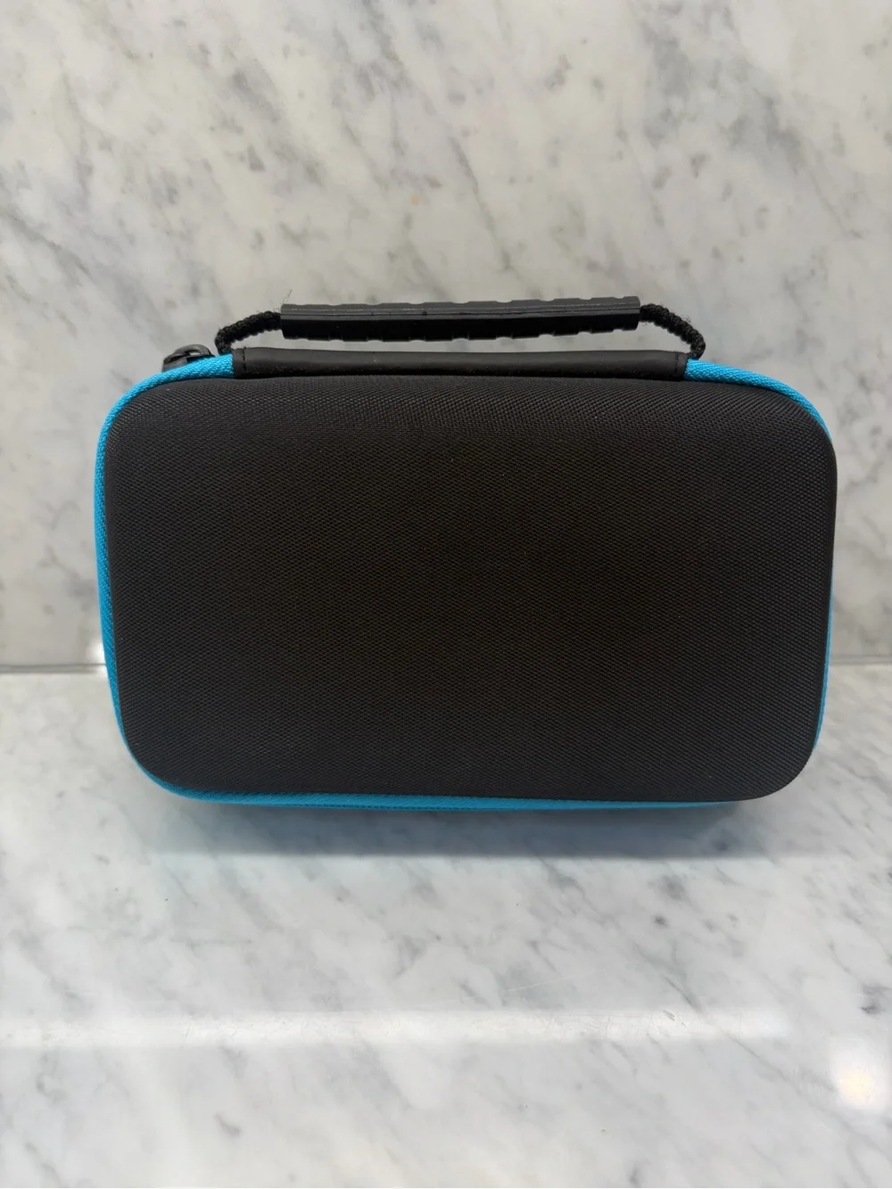 Nintendo 2DS Hard Shell Carrying Case Black & Blue Travel Storage Case